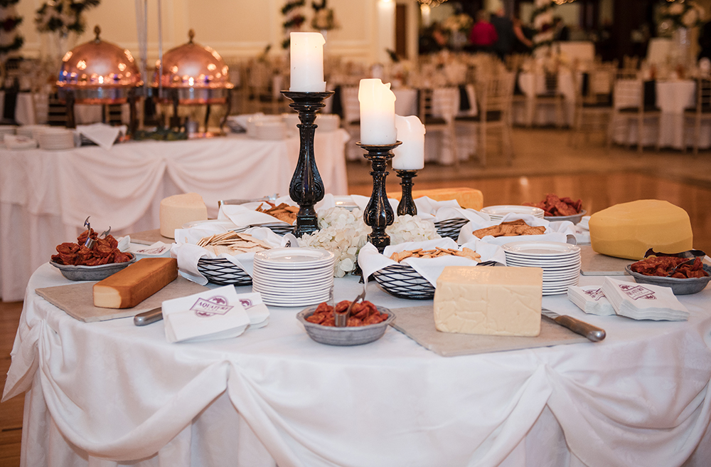 Grazing table at the Aqua Turf.