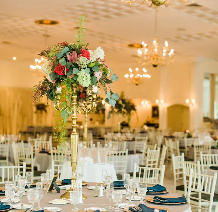 Reception room at Kay's Pier South